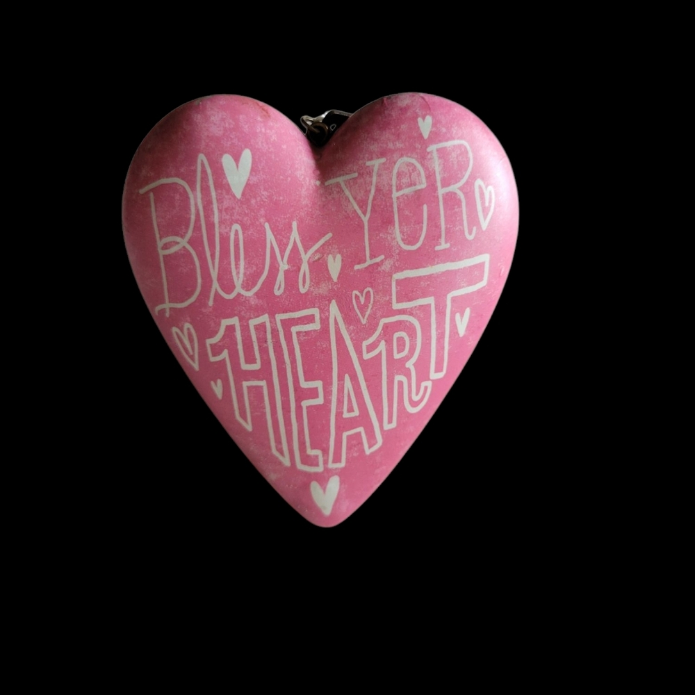 Demdaco Art Heart "Bless Yer Heart" Discontinued
